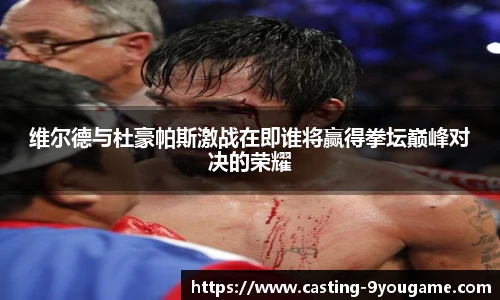 维尔德与杜豪帕斯激战在即谁将赢得拳坛巅峰对决的荣耀