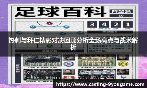 热刺与拜仁精彩对决回顾分析全场亮点与战术解析